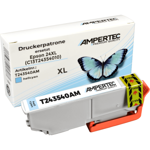 Ampertec Tinte ersetzt Epson C13T24354010 light cyan 24XL