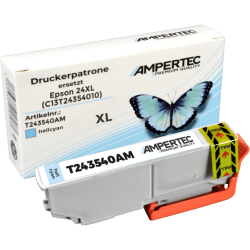 Ampertec Tinte ersetzt Epson C13T24354010 light cyan 24XL