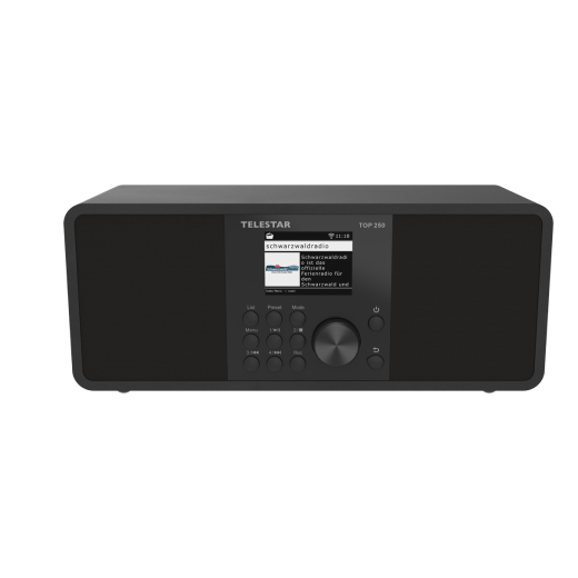 TELESTAR TOP 250 Schwarz Multifunktionsradios Stationäre