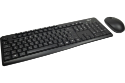 Inter-Tech Tas KB-208-II Tastatur + Maus-Set, drahtlos