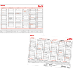 Herlitz Tafelkalender A5, 2026