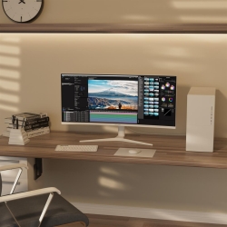 JAPANNEXT 86,4cm JN-IPS340UWQHD60C-C65W-HS-W curved UWQHD