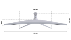 JAPANNEXT 86,4cm JN-IPS340UWQHD60C-C65W-HS-W curved UWQHD