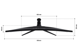 JAPANNEXT 86,4cm JN-IPS340UWQHD60C-C65W-HS curved UWQHD