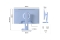 JAPANNEXT 60,5cm JN-I238FHD120F-HSP-BB 16:9 HDMI blau FHD