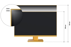 JAPANNEXT 60,5cm JN-I238FHD120F-HSP-YE 16:9 HDMI gelb FHD