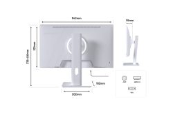 JAPANNEXT 60,5cm JN-I238FHD120F-HSP-W 16:9 HDMI weiß FHD