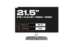 JAPANNEXT 54,6cm JN-IPS2152FHDR-C65W-FLD-T HDMI/DP Touch FHD
