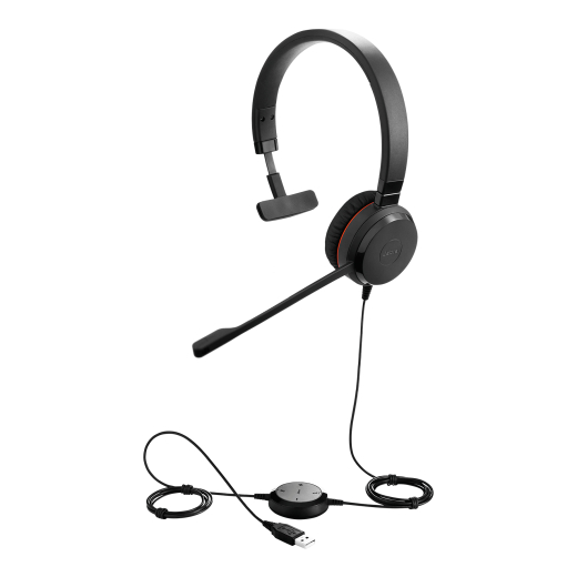 Jabra Headset Evolve 30 II UC Mono USB schnurgebunden