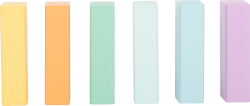 Holzbausteine Pastell