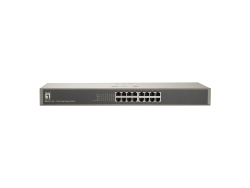 LevelOne Switch 16xFE 19 Metall