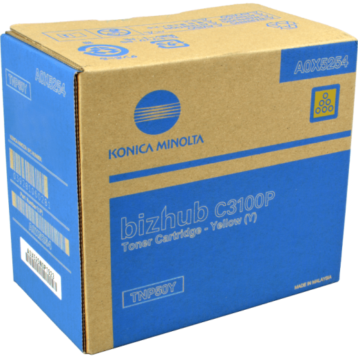 Konica Minolta Toner TNP-50Y A0X5254 yellow