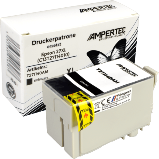 Ampertec Tinte ersetzt Epson C13T27114010 schwarz 27XL
