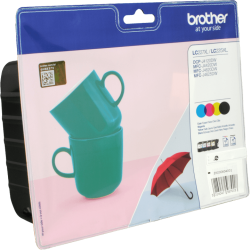 4 Brother Tinten LC-227XLVALBPDR Multipack KCMY