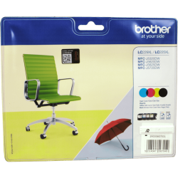 4 Brother Tinten LC-229XLVALBPDR Multipack KCMY