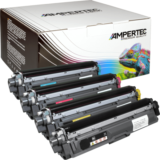 4 Ampertec Toner XL ersetzt Brother TN-242 TN-246 Multipack KCMY