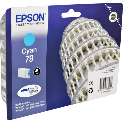 Epson Tinte C13T791240 cyan 79 T7912
