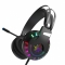 INCA Gaming Headset 7.1 Surround Sound/RGB/Vibr./USB Schwarz