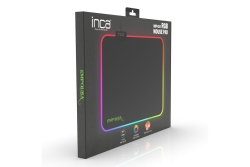 INCA Gaming Mauspad 320x270x3mm Speed +RGB 7 LED schwarz
