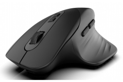 INCA Wrls Maus Ergo/1600DPI/7Tasten/2.4GHz/USB-C sw