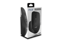INCA Wrls Maus Ergo/1600DPI/7Tasten/2.4GHz/USB-C sw