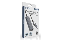 INCA Adapter IUTP-03TX Ethernet > USB und Typ-C 1000Mbit/s