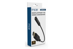 INCA Adapter DisplayPort->HDMI1.4 4K-UHD St/Bu 0.20m schwarz