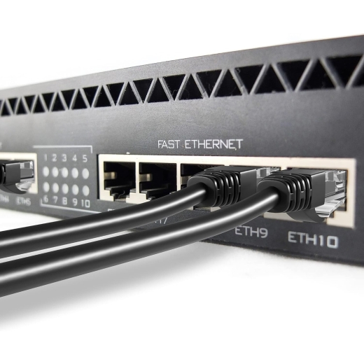 INCA Ethernetkabel 23AWG Cat6 UTP/CCA 250mhz 500.00m schwarz