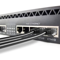 INCA Ethernetkabel 23AWG Cat6 UTP/CCA 250mhz 500.00m schwarz
