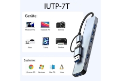 INCA Adapter IUTP-7T USB C/A 5Gbit/s