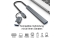 INCA Adapter IUTP-06TX USB C/A USB 3.0/2.0 + Typ-C, 100W