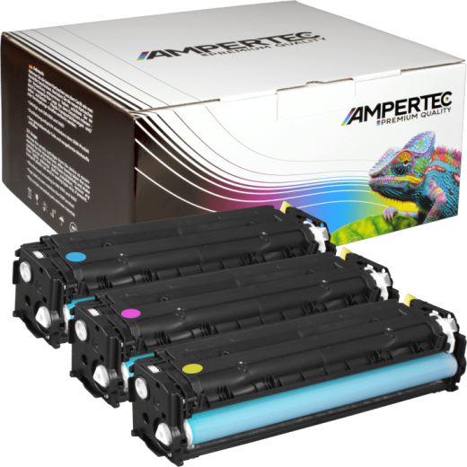 3 Ampertec Toner ersetzt HP U0SL1AM 131A Multipack CMY