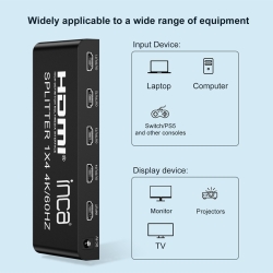 INCA HDMI-Splitter HDMI->5xHDMI2.0/4K/600MHz/6Gbit/s sw