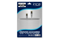 INCA Ethernetkabel 23AWG Cat7 Kupfer 10Gbit 100.00m grau