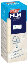 tesafilm PAPIER 8x 33mx19mm transp. zum beschriften faltsch.