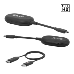 Club3D Wireless USB-C > HDMI Streaming Kit Full-HD 25m