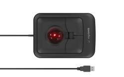 KeySonic Maus mit Trackball, BK, KSM-4006-UT