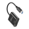 MediaRange USB-A zu HDMI Audio und Video Konverter, 20cm sw