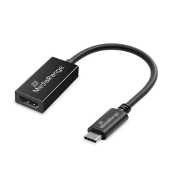 MediaRange USB-C zu HDMI Audio/Video Konverter,20cm sw