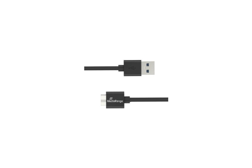 MediaRange Ladekabel USB-A auf Micro-B USB 3.0, 1.8m, sw