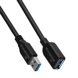 MediaRange USB-Verlängerungskabel, USB 3.0, 5 GB/s, 5m, sw