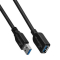 MediaRange USB-Verlängerungskabel, USB 3.0, 5 GB/s, 5m, sw