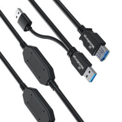 MediaRange Aktives USB-Verlängerungskabel, USB 3.0,...