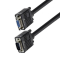 MediaRange VGA Verlängerungskabel, 2m, Schwarz