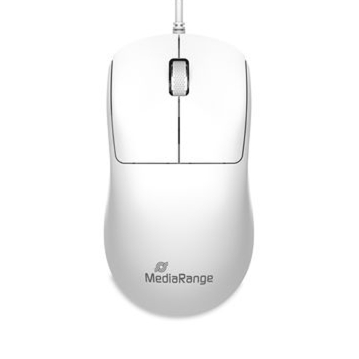 MediaRange kabelgeb. opt 3-Tasten Maus, Symmetrisch,1.5m,ws