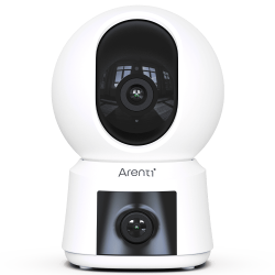 Arenti Indoor Wi-Fi 3MP+3MP Dual-lens Pan-Tilt Camera