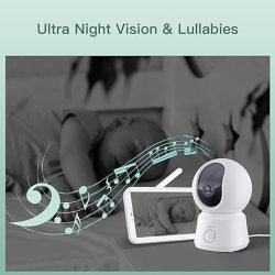 Arenti 2MP/1080P Wi-Fi Video Baby Monitor Kit with LCD