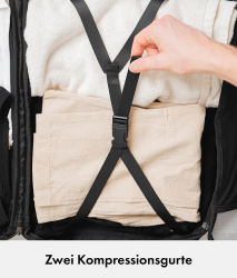 Onemate Travel Backpack Pro / schwarz