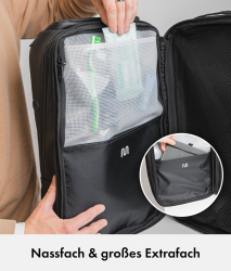 Onemate Travel Backpack Pro / schwarz