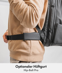 Onemate Travel Backpack Pro / schwarz